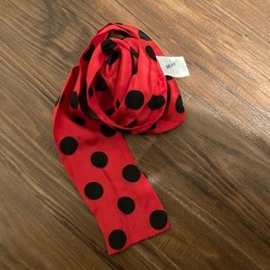 FREE GIFT w bundle - Polka dot 100% silk scarf